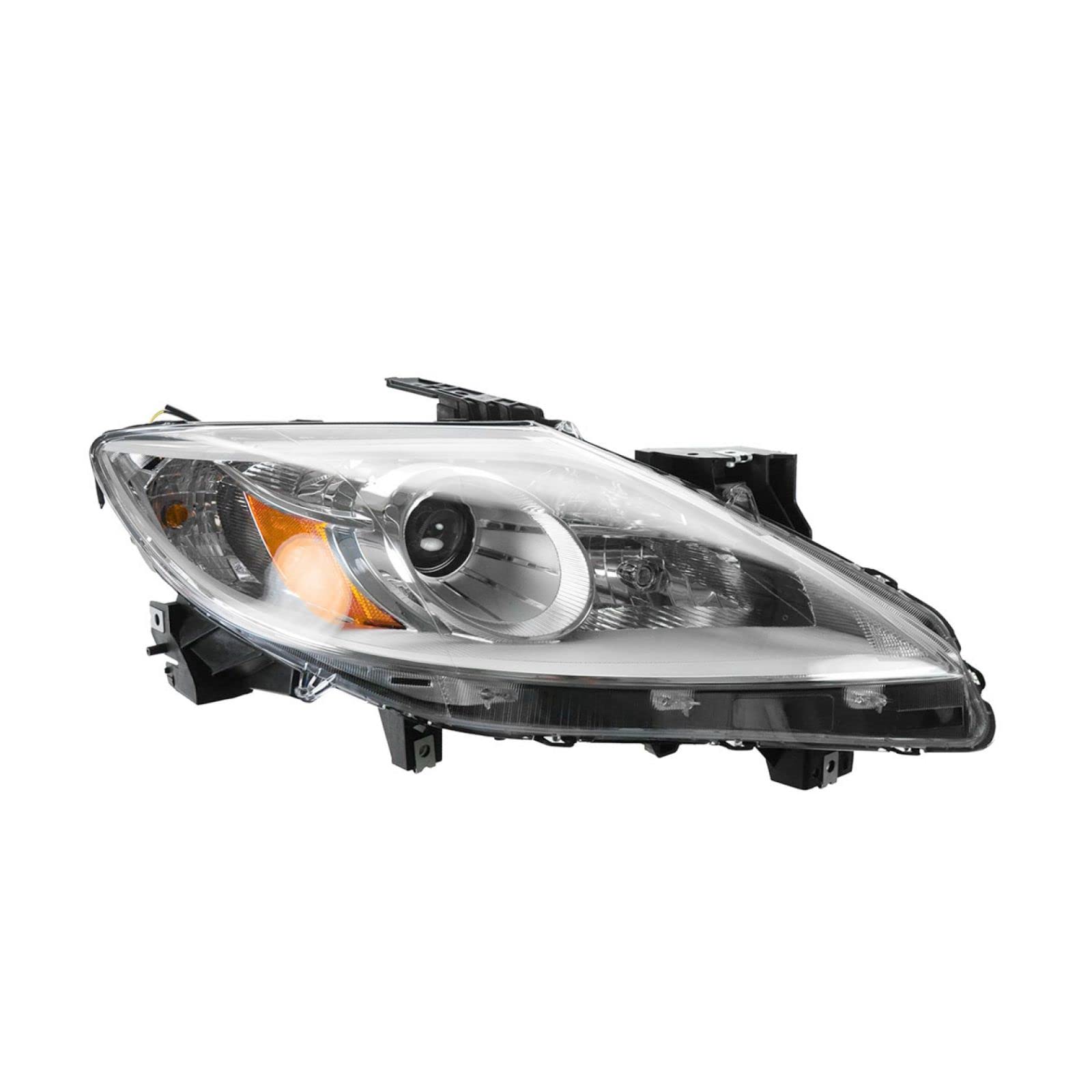 Right Headlight Assembly Halogen Passenger Side Compatible with 2010-2012 Mazda CX-9 - Replacement for MA2519145 - Perfect for Night Driving & Road Safety