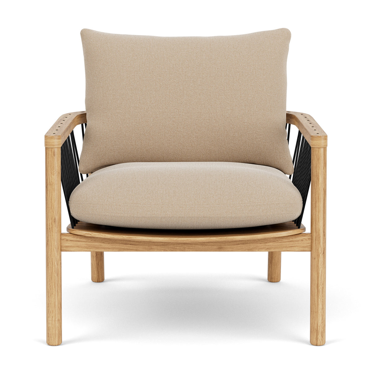 Enzo Fabric Armchair - Modern Upholstered Accent Chair for Living Room, Bedroom & Office - Comfortable Lounge Chair with Sturdy Wooden Legs - Perfect for Relaxing, Reading & Decorating