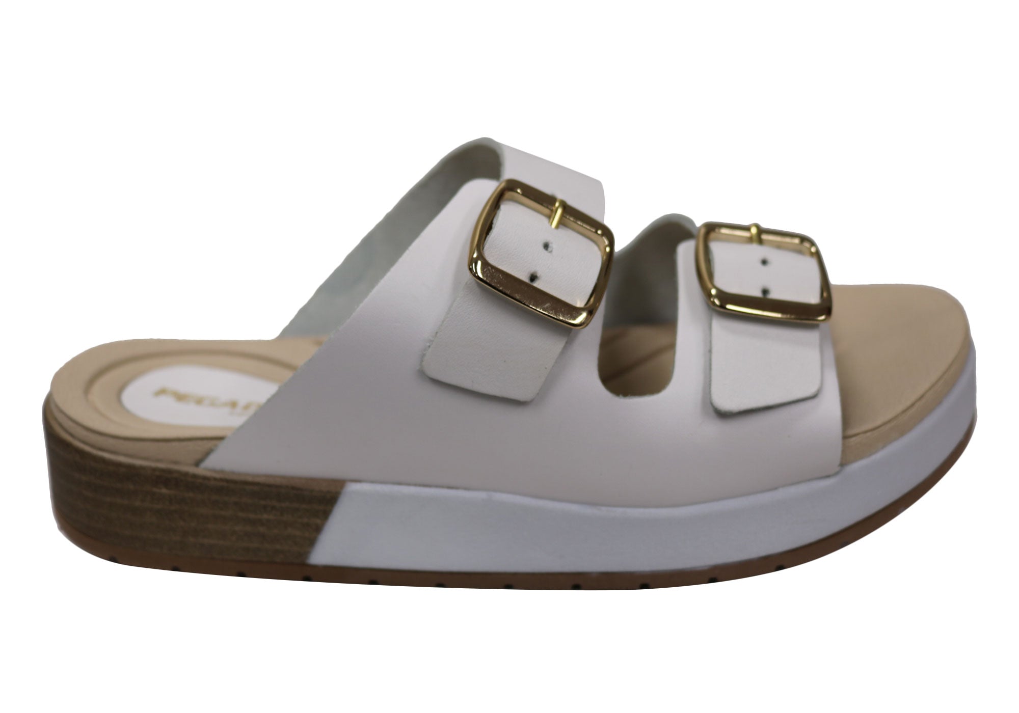 Gabbi Women's Comfortable Leather Slides Sandals - Handmade in Brazil - Perfect for Beach, Pool & Summer Casual Wear