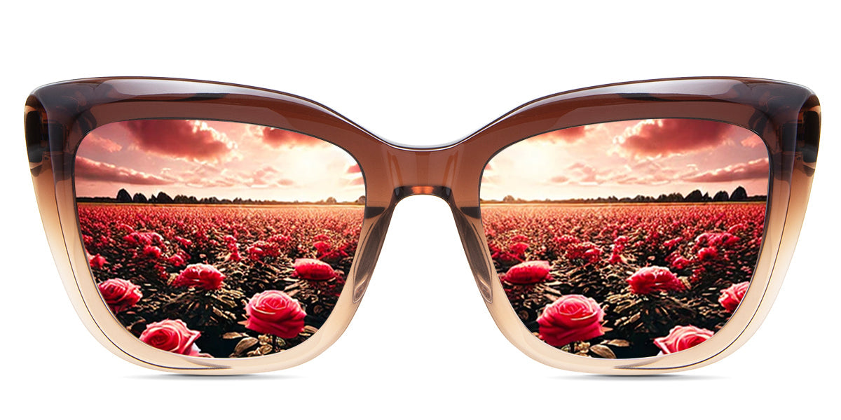 Lesa Women's Prescription Polarized Sunglasses - UV Protection, Stylish & Comfortable for Driving, Outdoor Activities & Fashion
