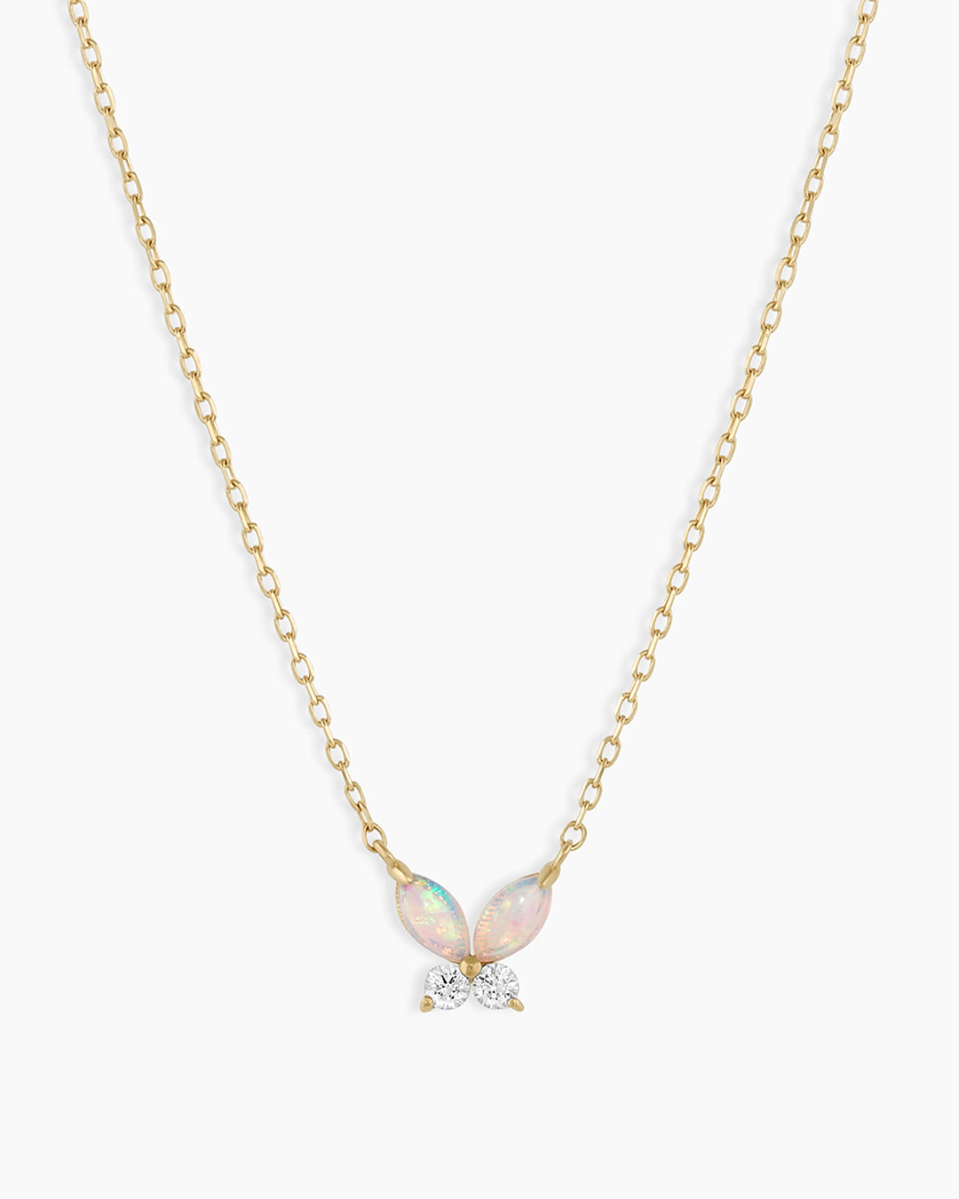 Opal Butterfly Necklace - Elegant Sterling Silver Jewelry for Women, Perfect Gift for Birthday, Anniversary & Valentine's Day | Ideal for Everyday Wear & Special Occasions