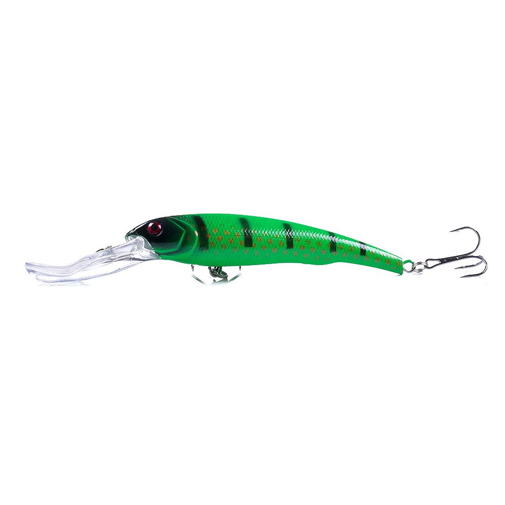 Hard Bait Minnow Lures 10-Pack with 3D Eyes for Bass & Trout Fishing