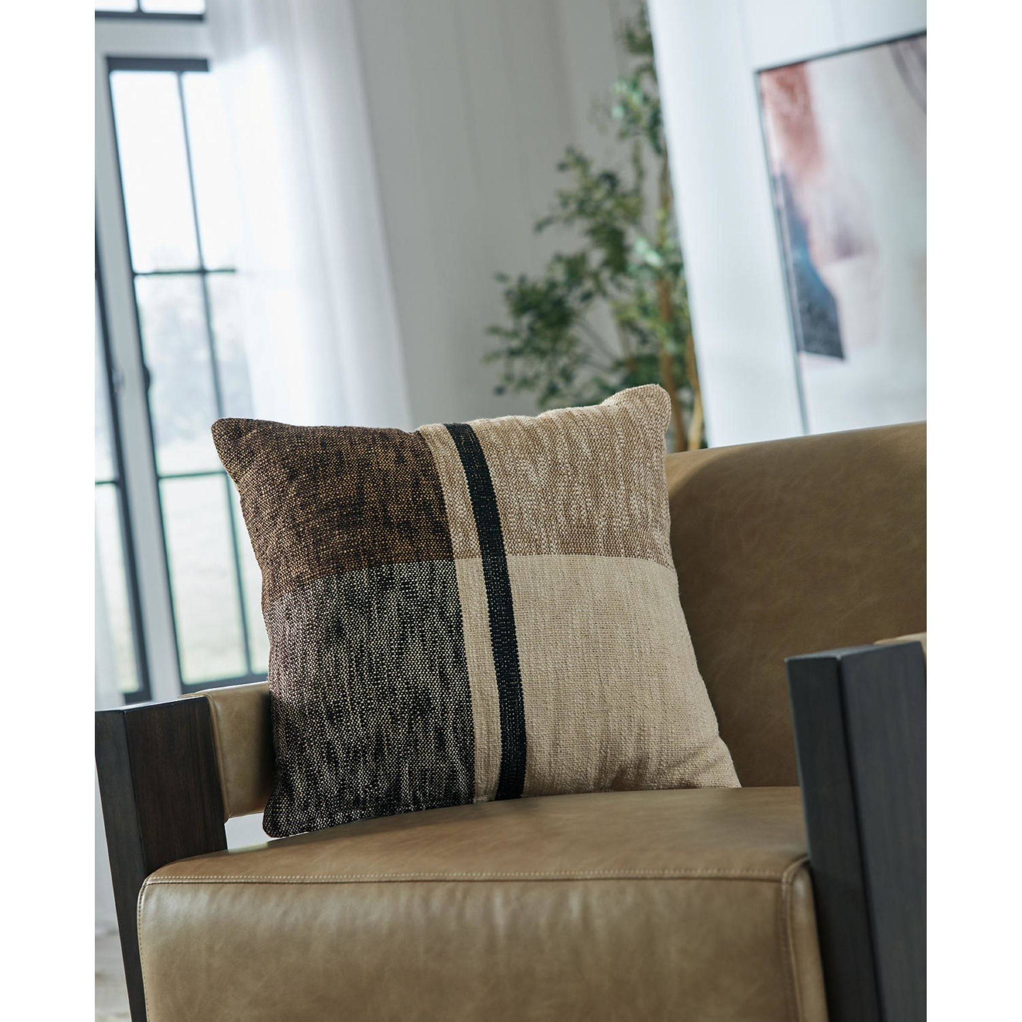 Adrielton Decorative Throw Pillow 20x20 Inches - Soft Accent Cushion for Sofa, Bed, Living Room - Stylish Home Decor for Cozy Comfort