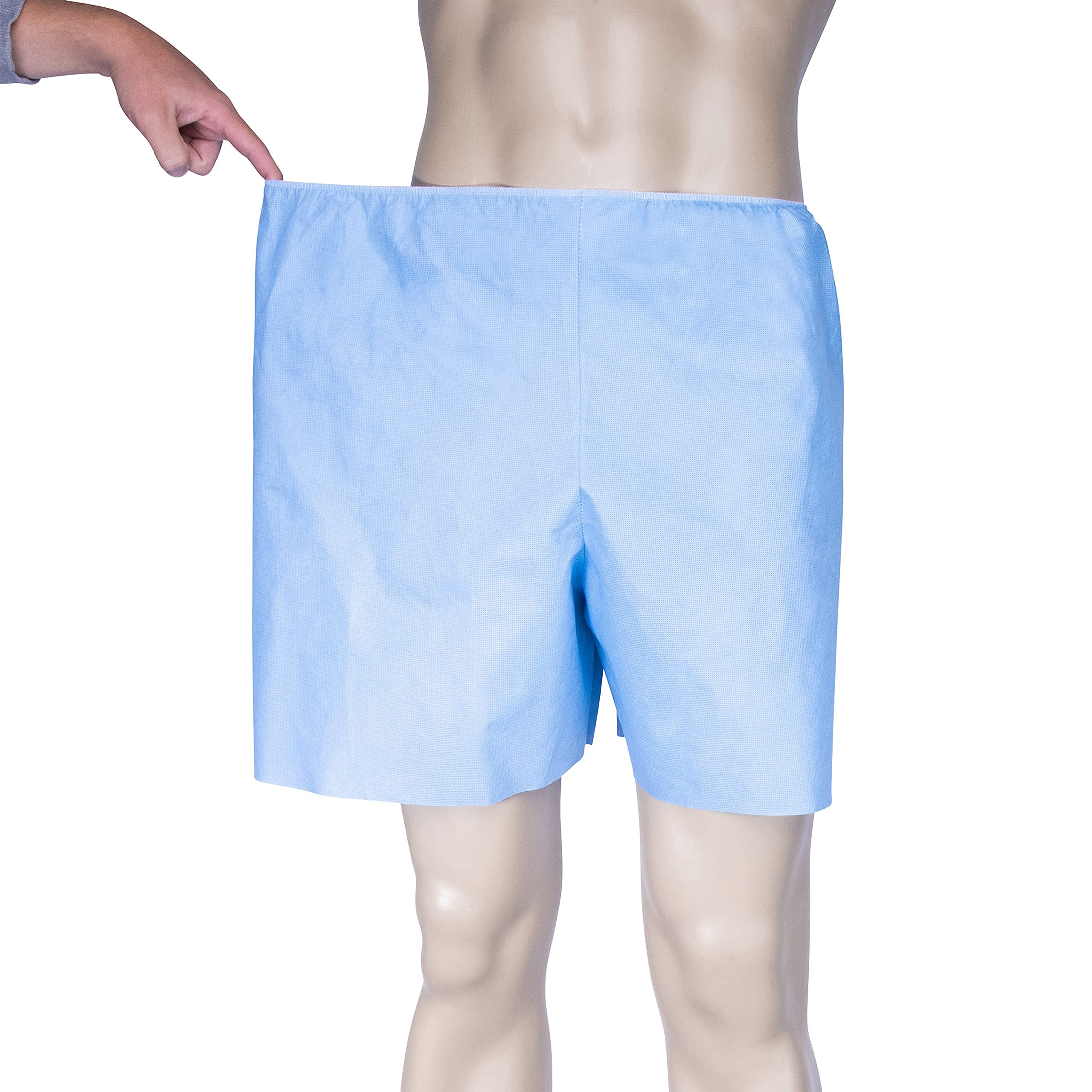 Disposable Medical Exam Shorts - Large Size (50 Pack) - Made in USA - Ideal for Hospitals, Clinics & Urgent Care Facilities