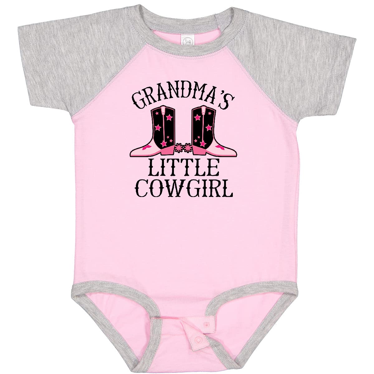 Inktastic Grandma Little Cowgirl Baby Clothes - Adorable Infant Bodysuit for Girls & Boys | Perfect for Family Photos, Birthday Gifts & Cowboy-Themed Events
