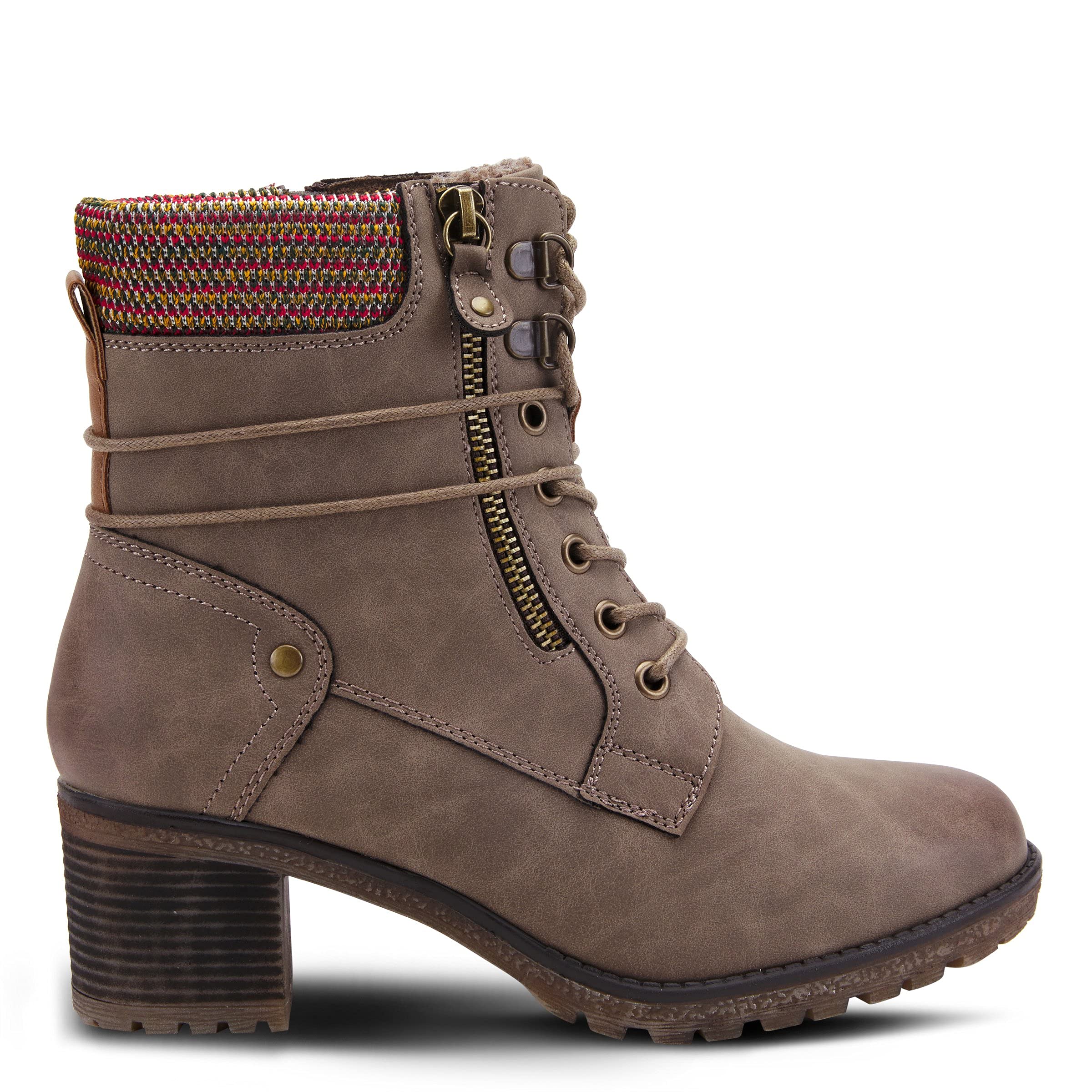 Spring Step Women's Hellewn Combat Boots - Stylish Ankle Booties for Fall & Winter | Perfect for Casual Outfits, Workwear & Outdoor Adventures