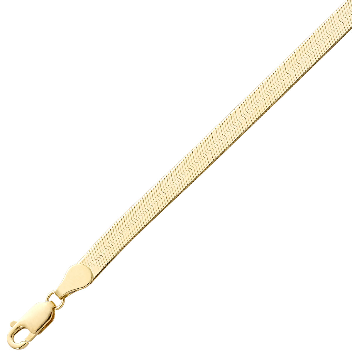 Elegant Gold Herring Bone Bracelet for Women - Dainty Adjustable Chain Jewelry Gift for Her - Perfect for Parties, Weddings & Everyday Wear