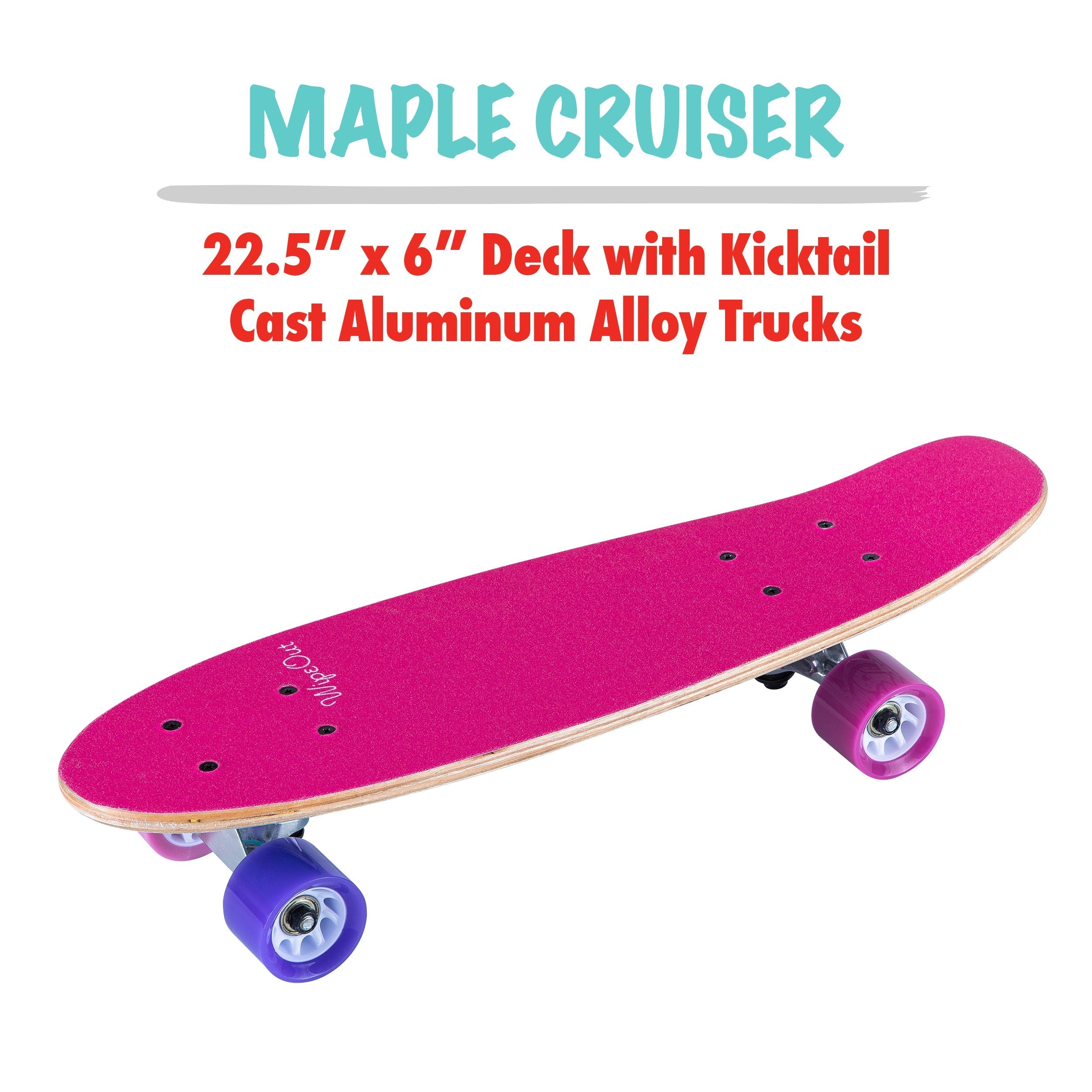 Wipeout™ Dry Erase Skateboards - Customizable Whiteboard Skateboard for Kids & Adults - Perfect for School, Office & Creative Play