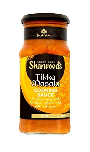 Sharwood's Authentic Tikka Masala Curry Sauce - Medium Hot, 420g - Perfect for Indian Cuisine, Meal Prep & Quick Dinners