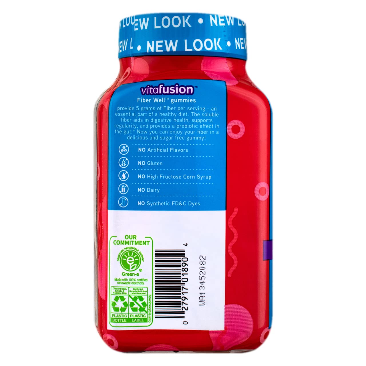 VitaFusion Fiber Well Gummies - Dietary Fiber Supplement with Assorted Flavors (90 Gummies, Pack of 3) for Digestive Health & Regularity - Perfect for On-the-Go Nutrition & Daily Wellness