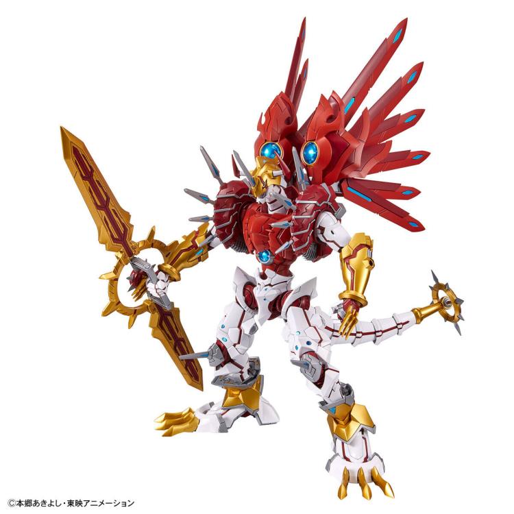 Figure Rise Standard Digimon Savers ShineGreymon (Amplified) Model Kit - Build Your Own Anime Action Figure for Collectors & Gamers - Perfect for Display, Cosplay, and Battle Scenes