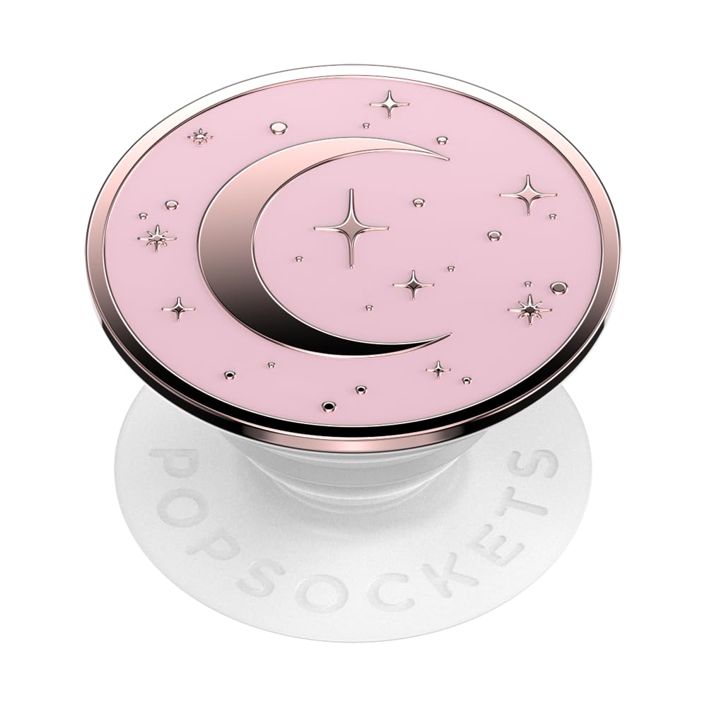 PopSockets Expanding Phone Grip with Kickstand - Adhesive Phone Holder for iPhone & Android - Enamel Dainty Cosmic Design - Perfect for Watching Videos, Taking Selfies & Secure Phone Handling