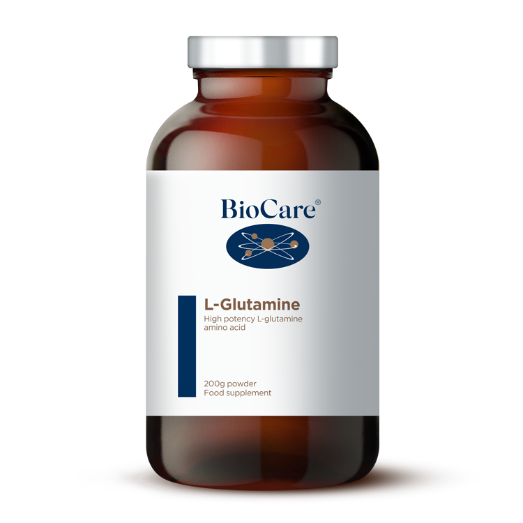 BioCare L-Glutamine Powder 200g - Pure Amino Acid Supplement for Muscle Recovery, Digestion & Immune Support - Ideal for Athletes, Fitness Enthusiasts & Post-Workout Recovery