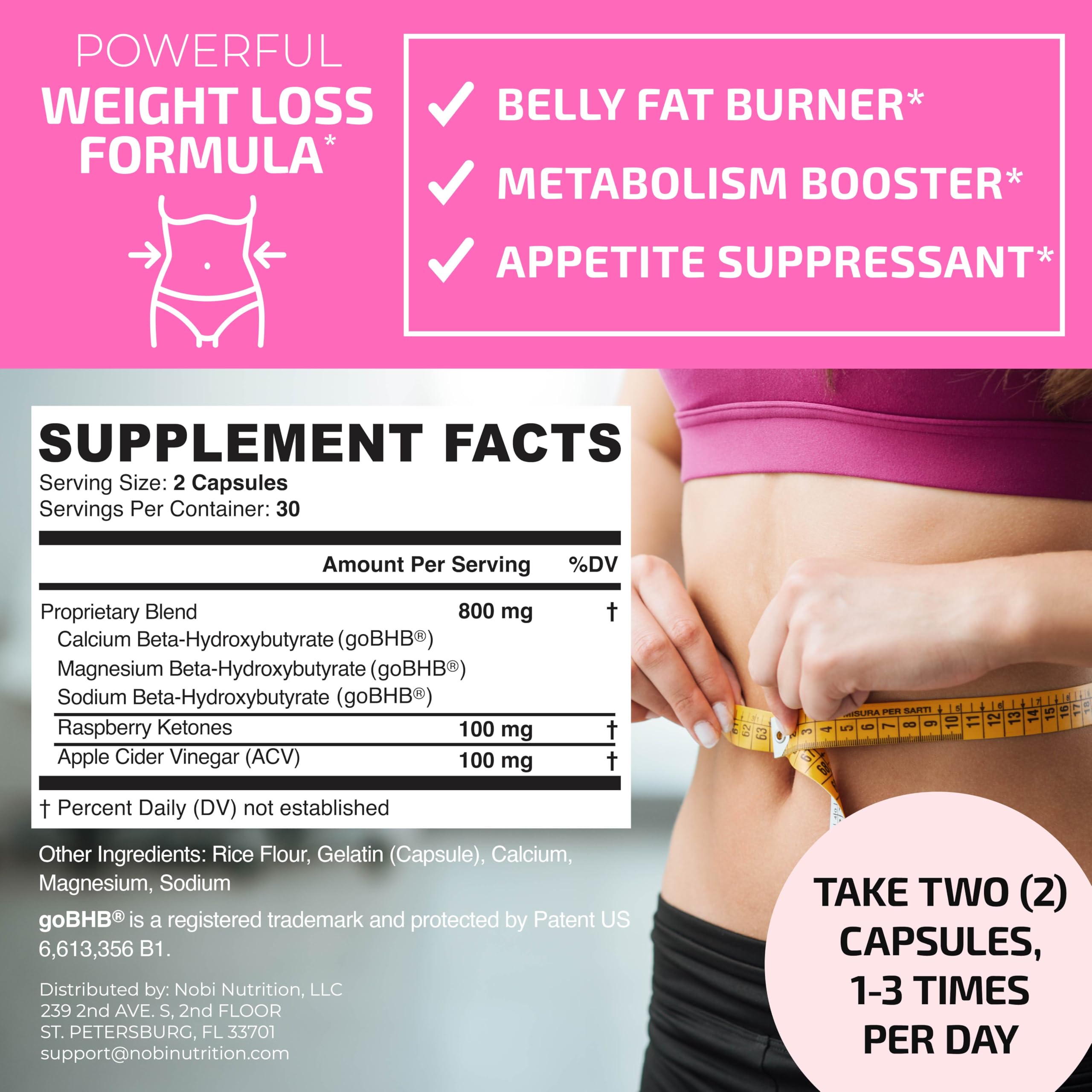 Best Fat Burners for Women - Weight Loss Pills to Reduce Belly Fat with Raspberry Ketones | Appetite Suppressant, Metabolism Booster & Bloating Relief | Diet Pills & Weight Loss Supplements | 60 Capsules | Perfect for Gym, Workout & Daily Energy Boost