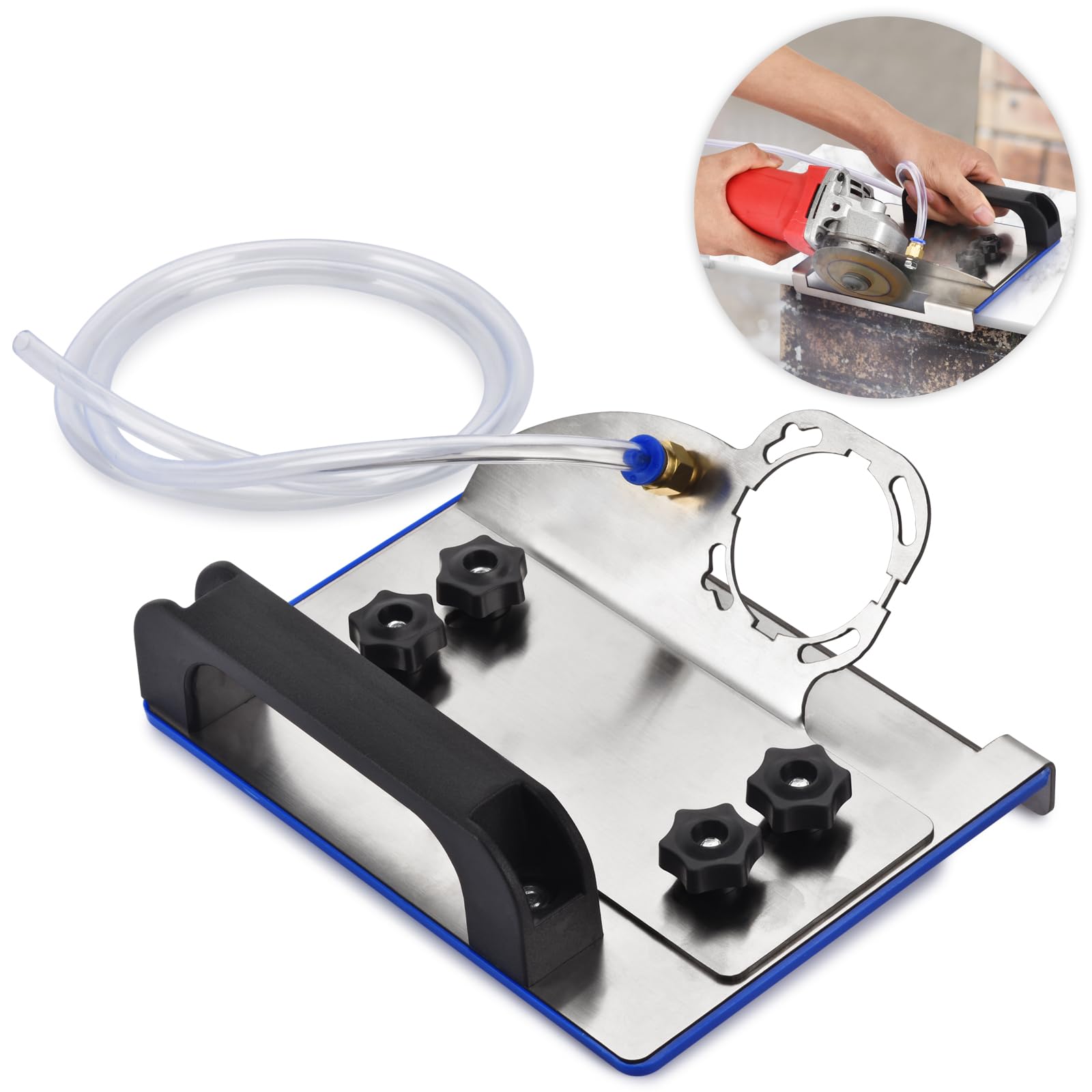 45 Degree Tile Chamfering Tool - Professional Angle Grinder Stand for Precise 45° Chamfer Cutting | Type 100 Grinder Attachment for Ceramic, Stone & Porcelain Tiles | Perfect for DIY Home Renovation & Professional Tile Installation Projects