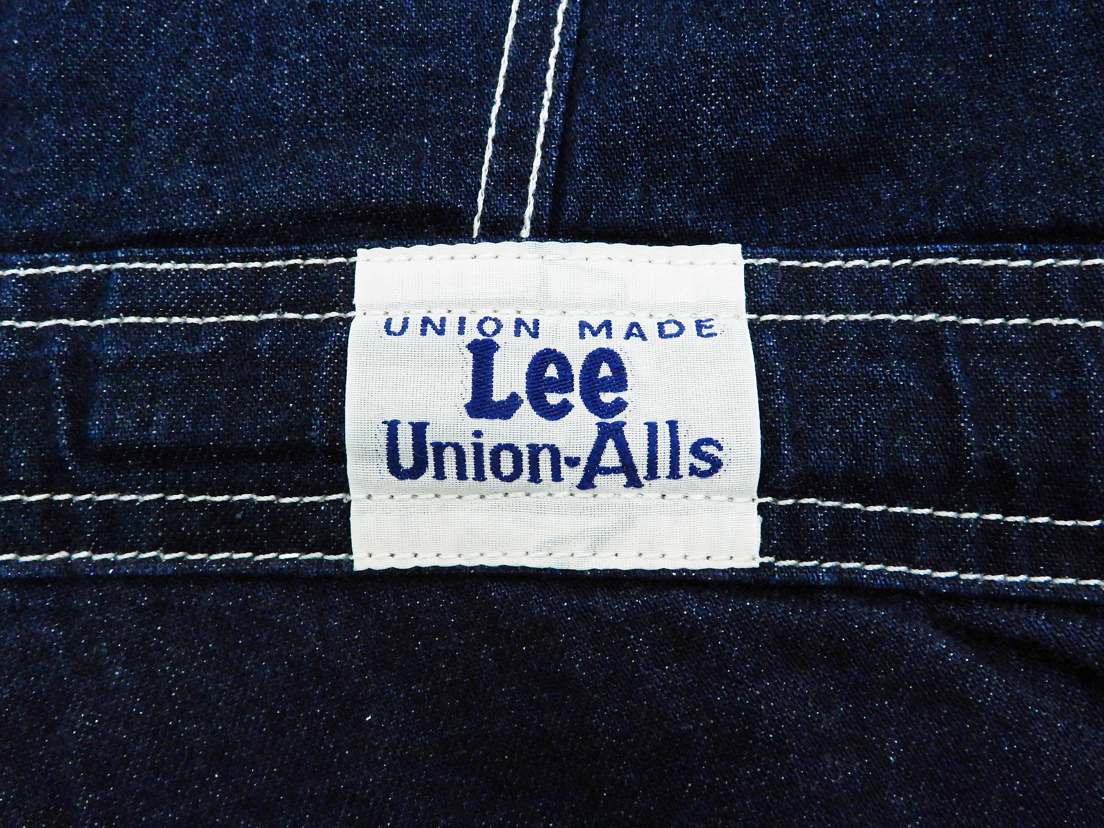 Lee Coverall Men's Reproduction Union All Long Sleeve Unlined Work Overalls LM7213 - 100% Cotton Denim Coveralls in Deep Blue Indigo for Mechanics, Carpenters & DIY Projects