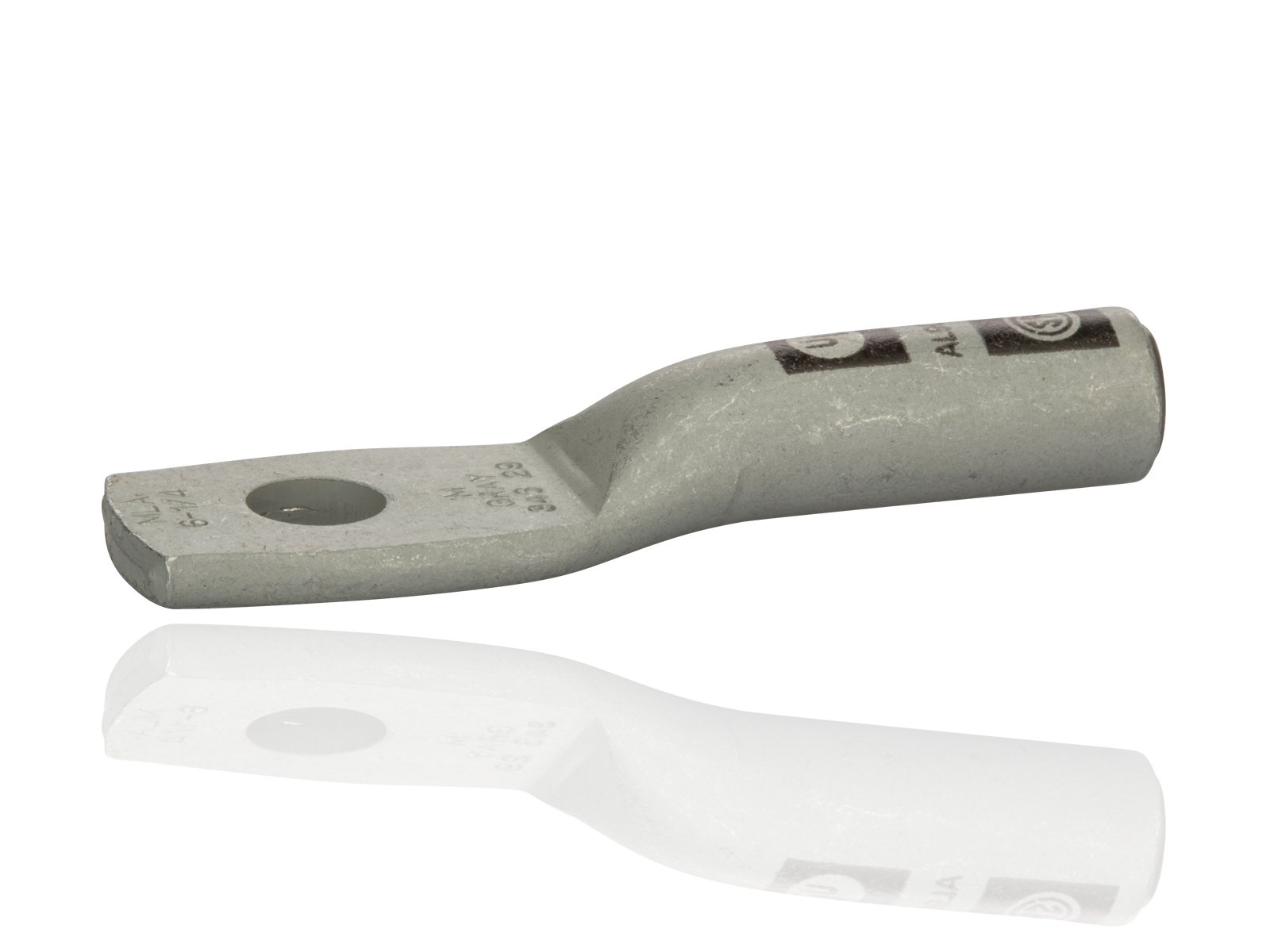 NSI AL6-14 Series Aluminum Dual Rated Compression Lug - 1 Hole, 6 AWG Wire Size, 1/4