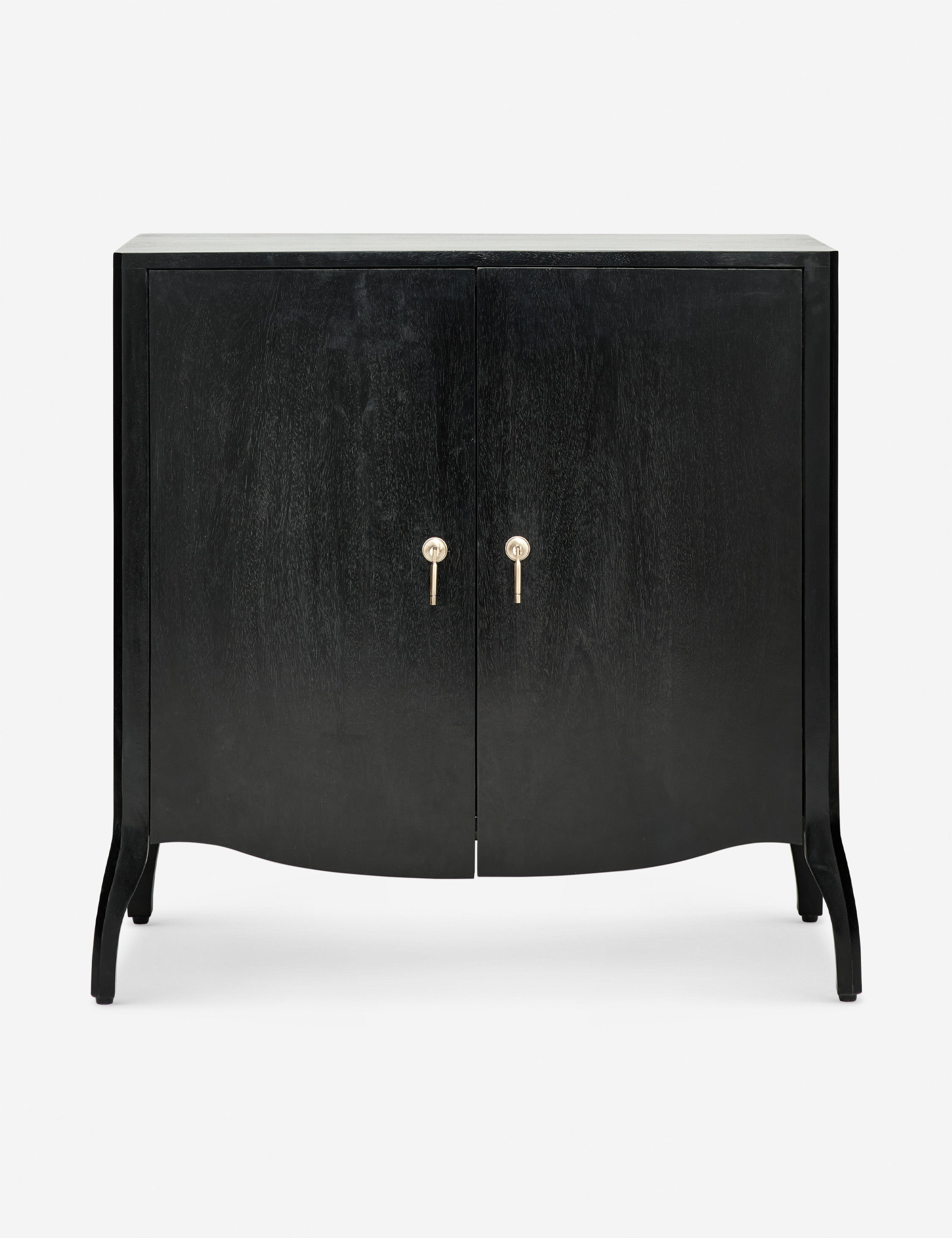 Anabella Bar Cabinet - Modern Home Bar Furniture with Glass Door & Storage Shelves for Wine, Liquor & Glassware - Perfect for Living Room, Dining Room, or Home Bar Setup