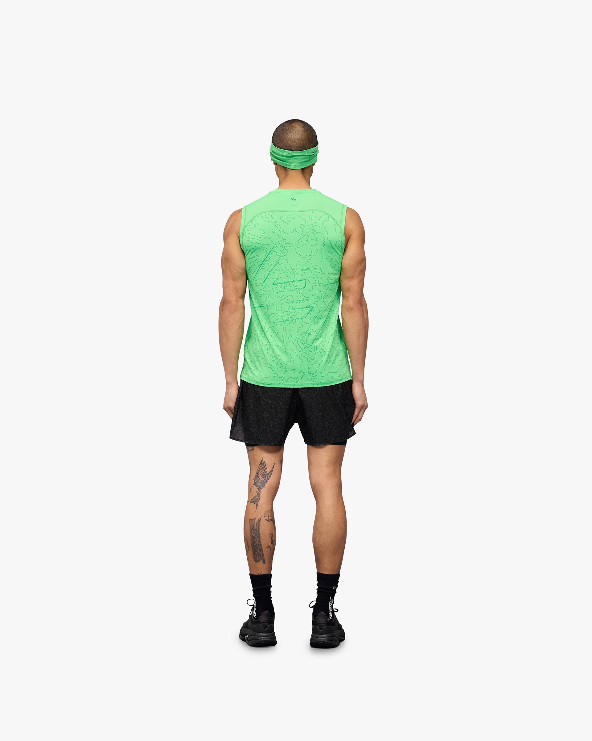 247 Contour Run Tank - Lightweight Performance Running Top for Women | Speed Green | Perfect for Gym, Yoga & Outdoor Sports