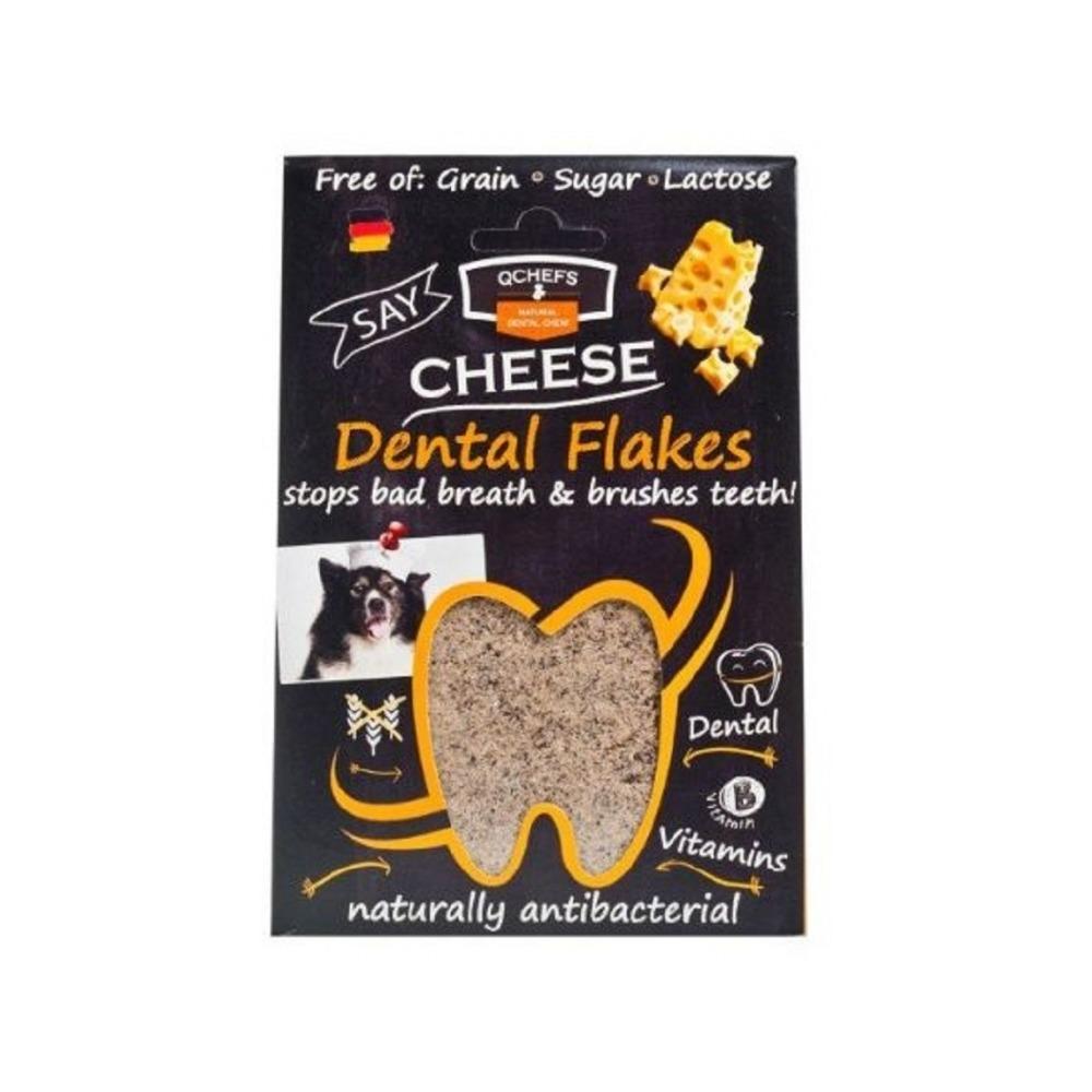 Healthy Dog Dental Treats - Cheese & Buckwheat Flakes for Teeth Cleaning & Fresh Breath - Perfect for Small, Medium & Large Dogs - Use After Meals or During Training Sessions