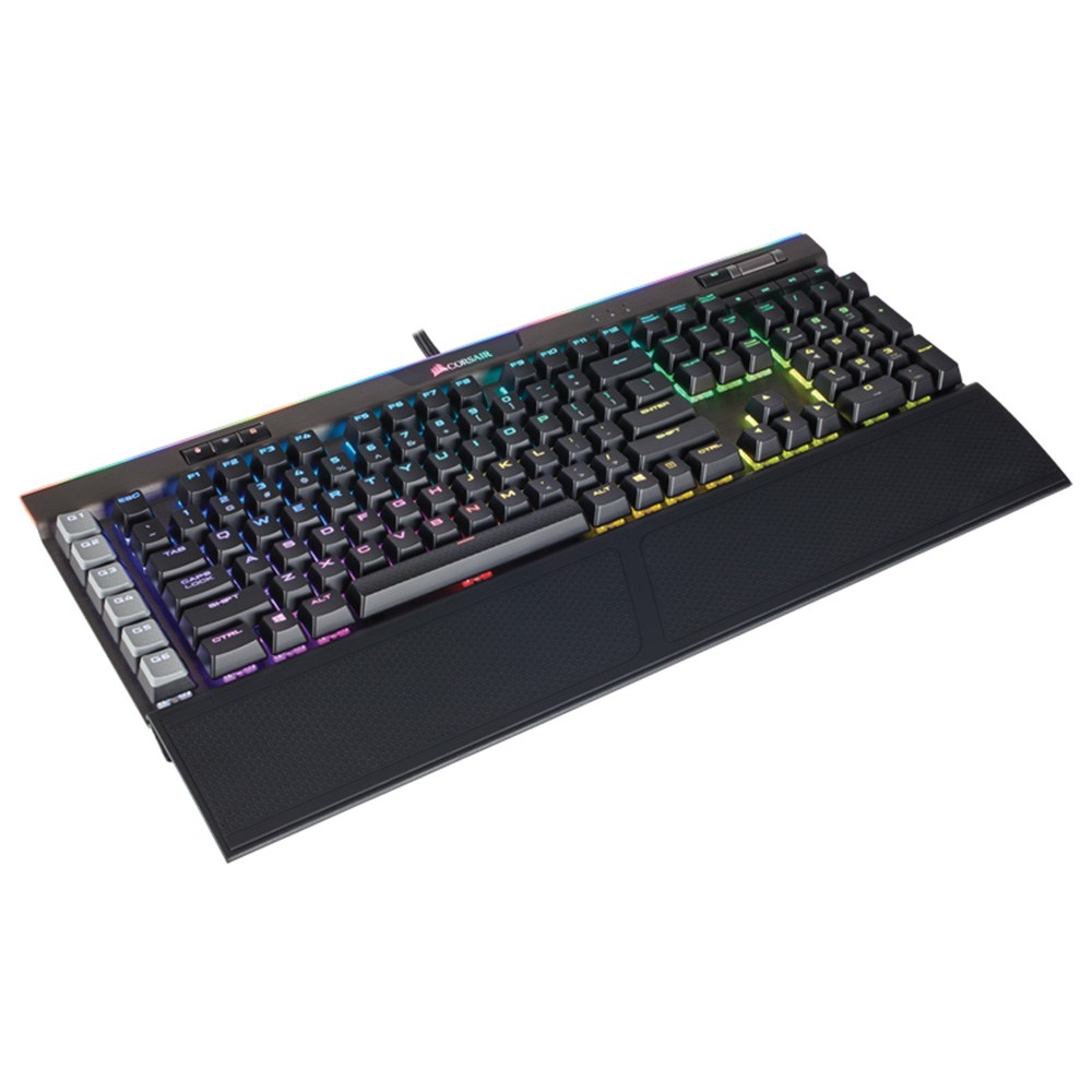 Corsair K95 RGB Platinum Mechanical Gaming Keyboard - Cherry MX Speed Switches - GunMetal Finish - Perfect for PC Gaming, Streaming & Typing