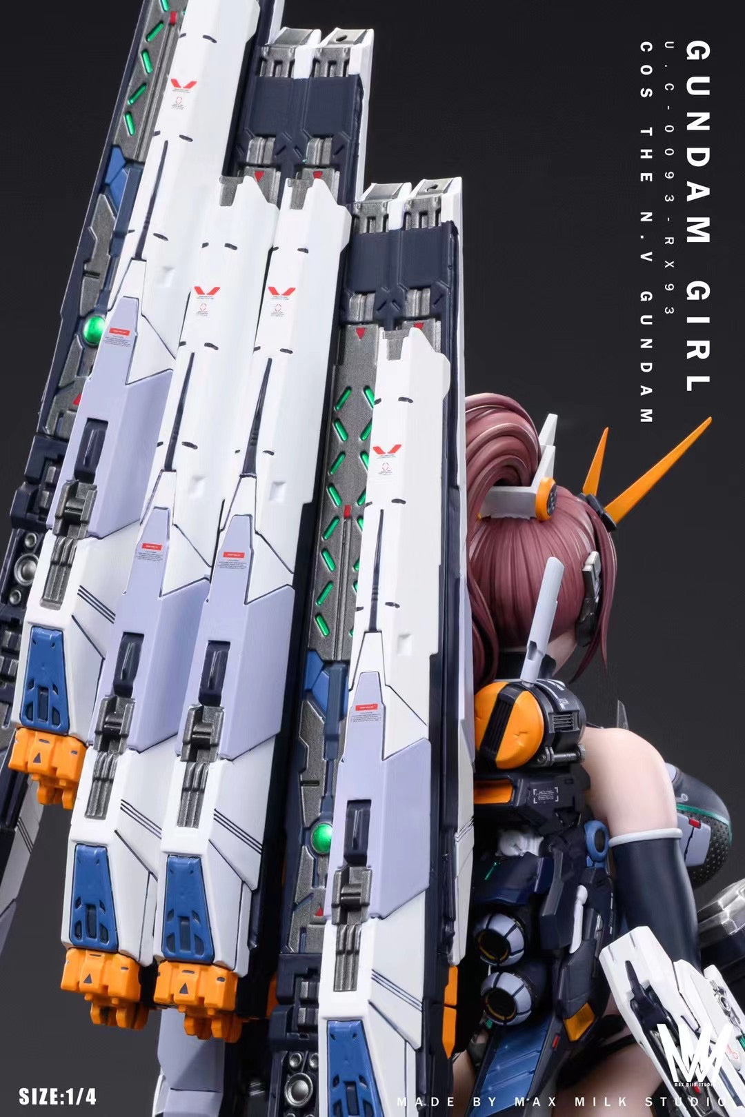 MMS Studio Cosplay The N.V. Gundam Girl Model Kit - Anime Mecha Figure for Collectors & Gundam Fans | Perfect for Display, Cosplay & Anime Conventions