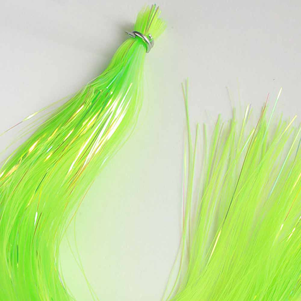 Hedron Dyed Pearl Flashabou - Vibrant Fishing Lure Material for Fly Tying & Streamer Patterns | Perfect for Trout, Bass, and Saltwater Fishing