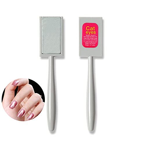 Cosluxe Double Head Magnetic Stick for 3D Cat Eye Gel Nail Polish - Professional Nail Art Manicure Tool for Salon & Home Use