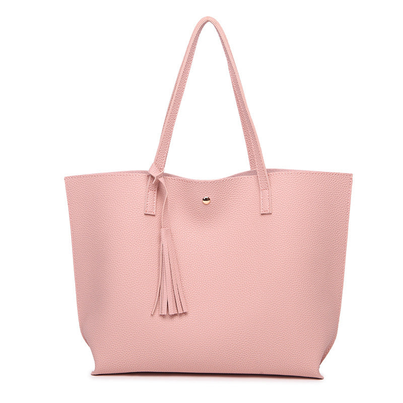 Vegan Leather Shoulder Bag for Women - Large Capacity Tote Handbag - Stylish & Durable Crossbody Purse for Work, Travel & Everyday Use