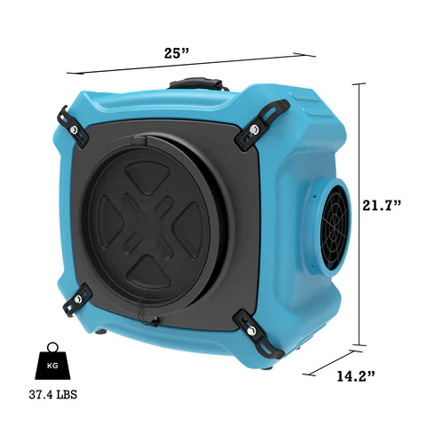 AlorAir PureAiro HEPA Max 870 UV-C Air Scrubber - Professional Air Purifier for Home, Office & Basement - Removes Dust, Mold & Odors - Ideal for Allergy Sufferers & Smoke Removal