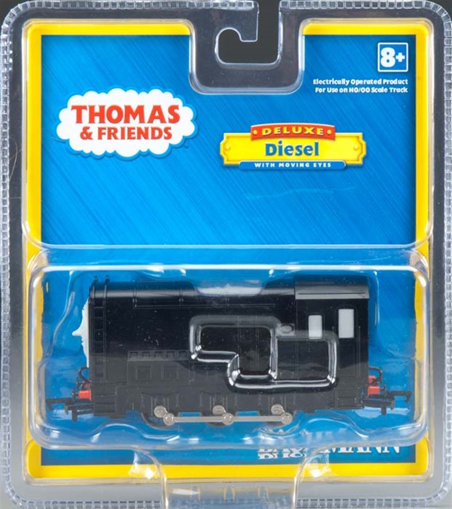 Bachmann Trains Thomas & Friends Diesel Locomotive Toy with Moving Eyes - Black | Electric Train Set for Kids & Collectors | Perfect for Playtime, Model Railroads & Display