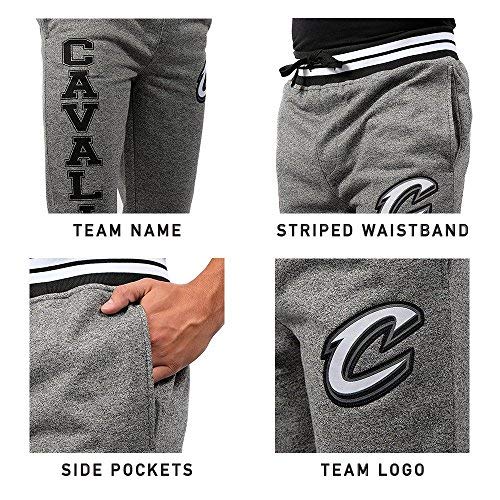 Official NBA Men's Super Soft Game Day Jogger Sweatpants - Comfortable Basketball Lounge Pants for Casual Wear, Workout & Sports Fans