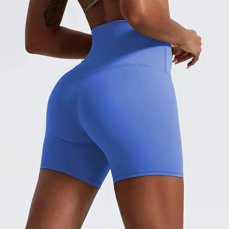 Super Soft High Waist Yoga Shorts for Women - Breathable Workout Leggings & Gym Shorts with Push Up Design - Perfect for Yoga, Cycling, Running & Fitness Training