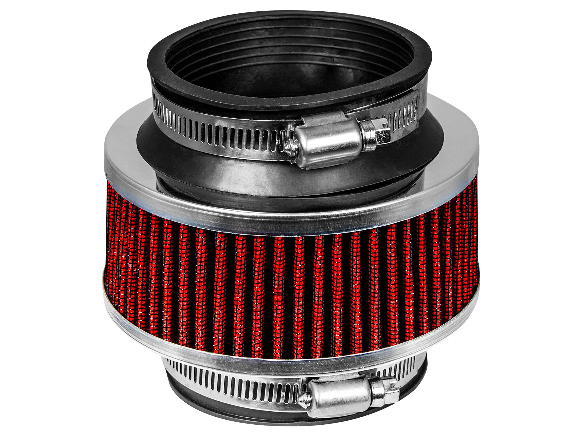 Universal 70mm Performance Cold Air Intake Kit with Bypass Valve & High-Flow Air Filter (2.75 Inches) - Compatible with Most Vehicles - Perfect for Racing & Street Performance Upgrades