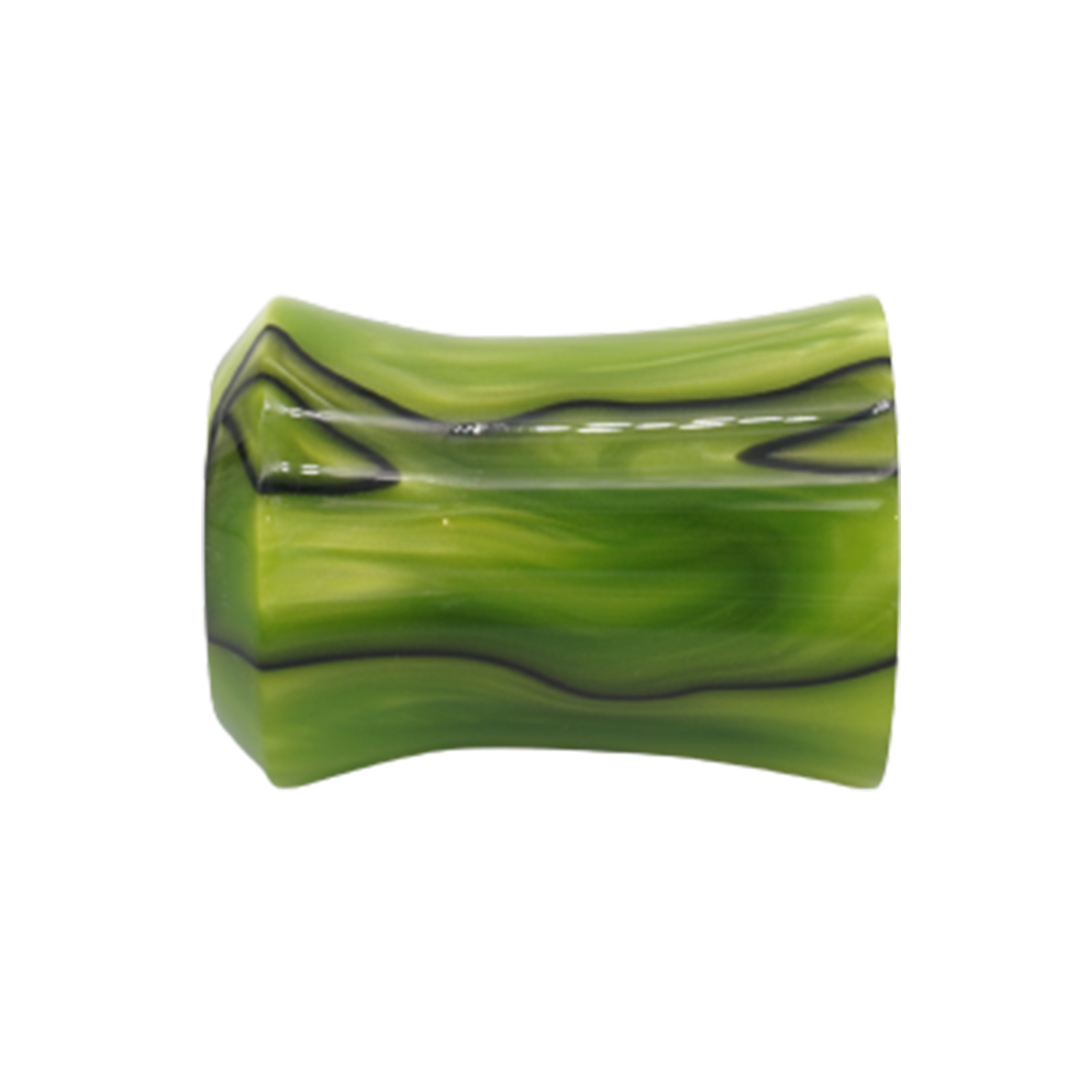 Premium Handcrafted Toxic Green Shaving Brush Handle - Fits 24mm & 26mm Knots - Perfect for Wet Shaving & Grooming Gifts for Men