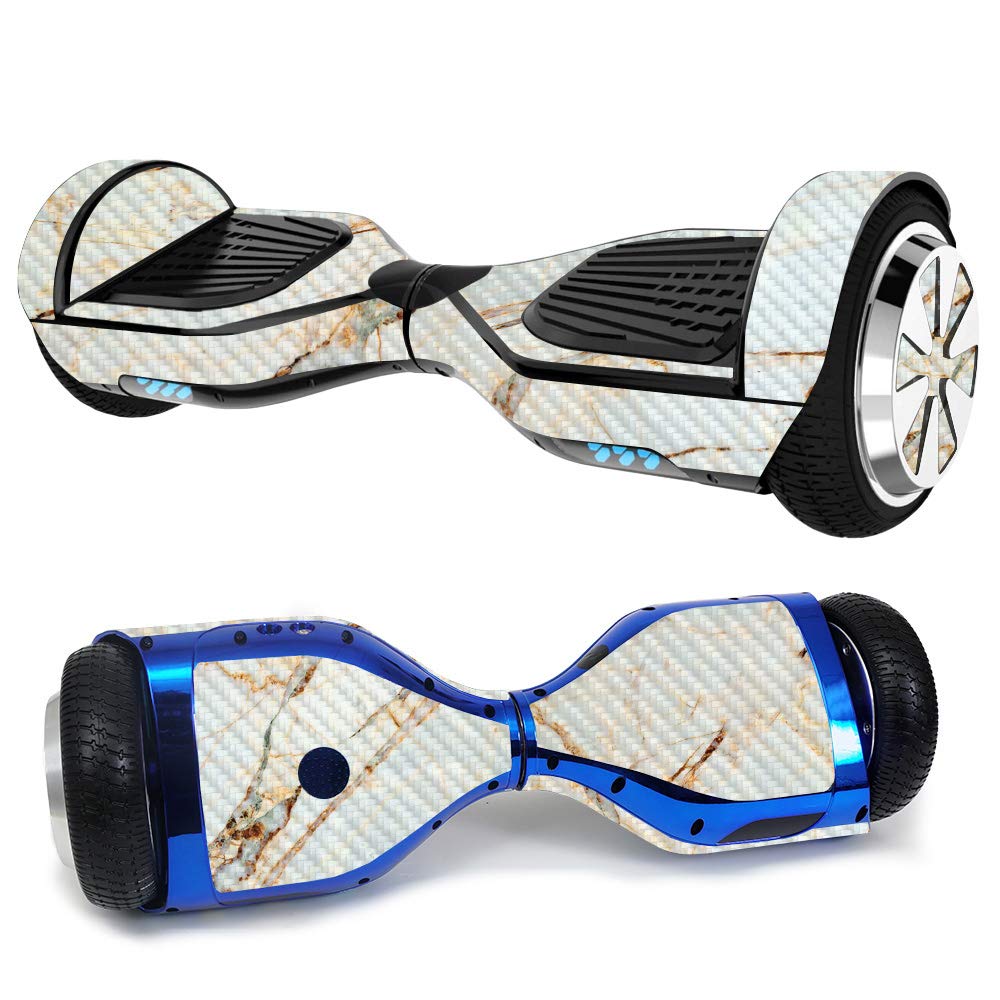 Premium Carbon Fiber Skin for Ultra Hoverboard - Antique Marble Design | Protective & Durable Textured Cover | Easy to Apply & Remove | Made in USA | Perfect for Personalization & Style Upgrade
