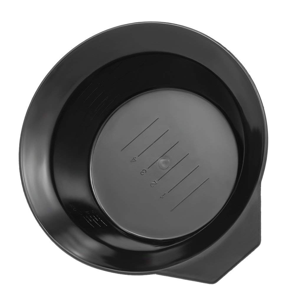 CRIYALE Professional Hair Color Mixing Bowl with Handle - Black Plastic Salon Styling Dye Bowl for Hairdressers & Home Use (1 Pack) | Perfect for Salon, Spa & DIY Hair Coloring