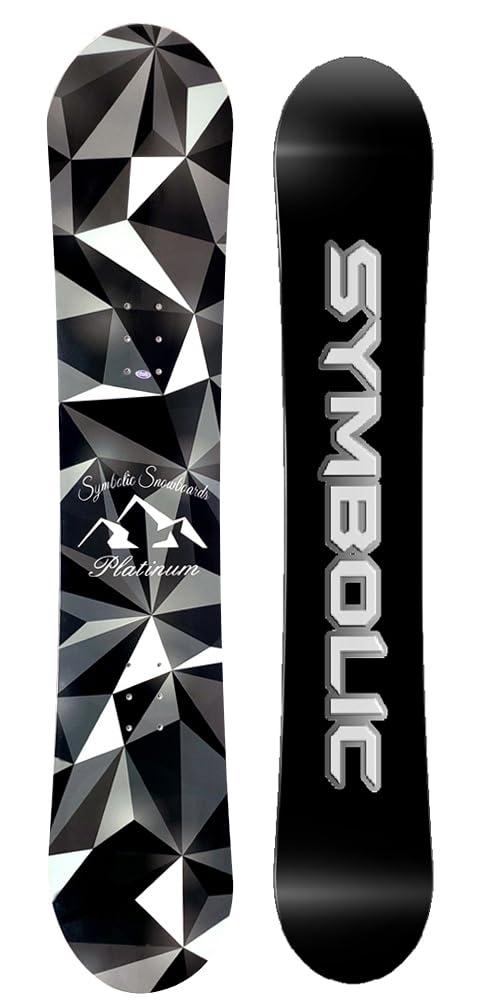 Premium Platinum Snowboard for Freeride & Freestyle - All Mountain Performance (90-170cm) | Men, Women, Kids & Youth | Perfect for Powder, Park & Backcountry Adventures