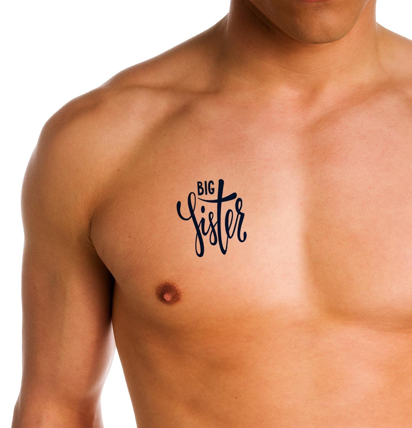 Long-Lasting 1-2 Weeks Semi-Permanent Tattoo Ink - Realistic Navy Blue Temporary Tattoos for Adults (4 Sheets) - Perfect for Women, Men, Chest, Neck & Arm - Great for Parties, Cosplay & Body Art