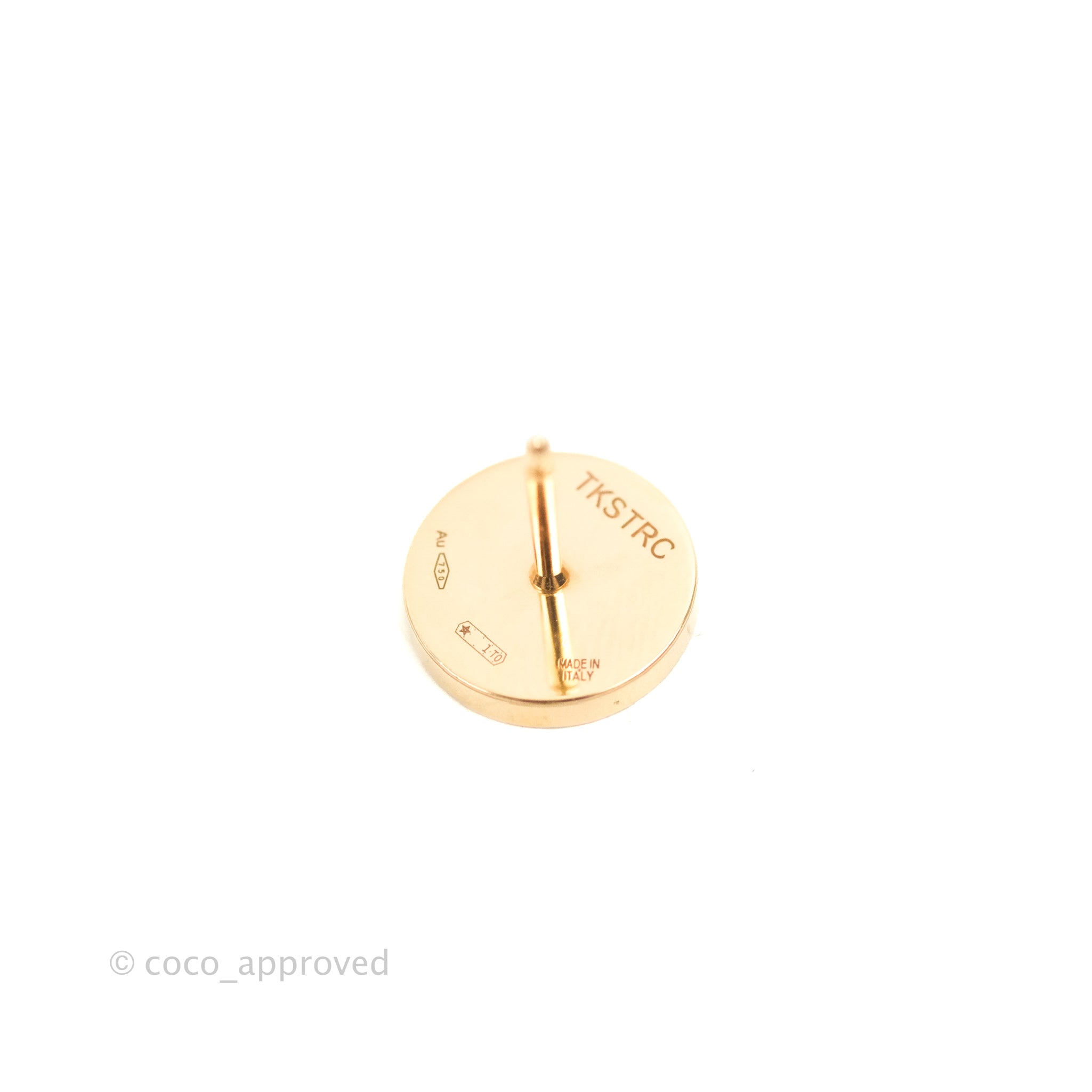 Bvlgari Bulgari 18K Rose Gold Diamond Round Earrings for Women - Luxury Italian Jewelry for Weddings, Parties & Special Occasions