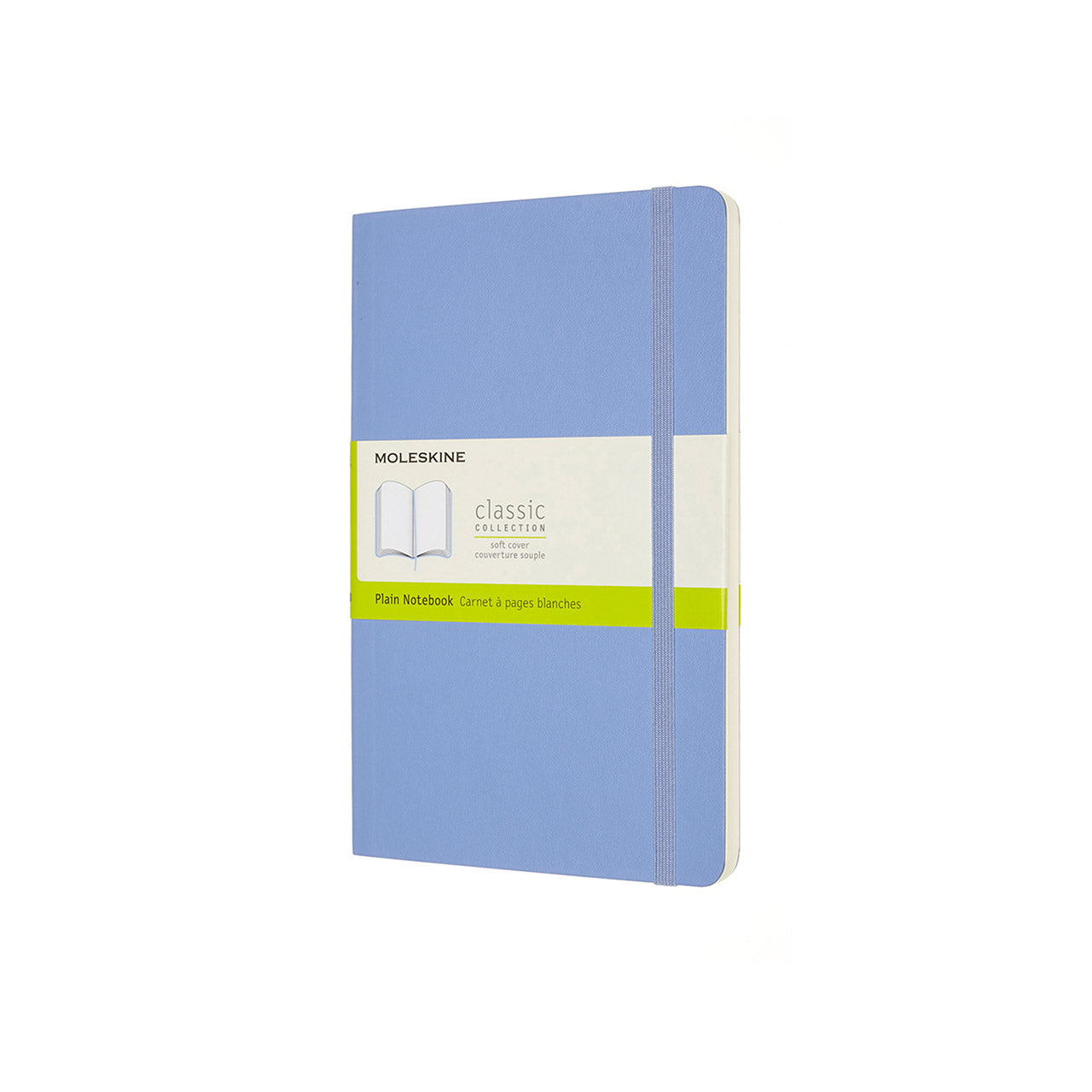 Classic Large Soft Cover Notebook - Lined Journal for Writing, Note Taking & Sketching - Hydrangea Blue - Perfect for School, Office & Travel