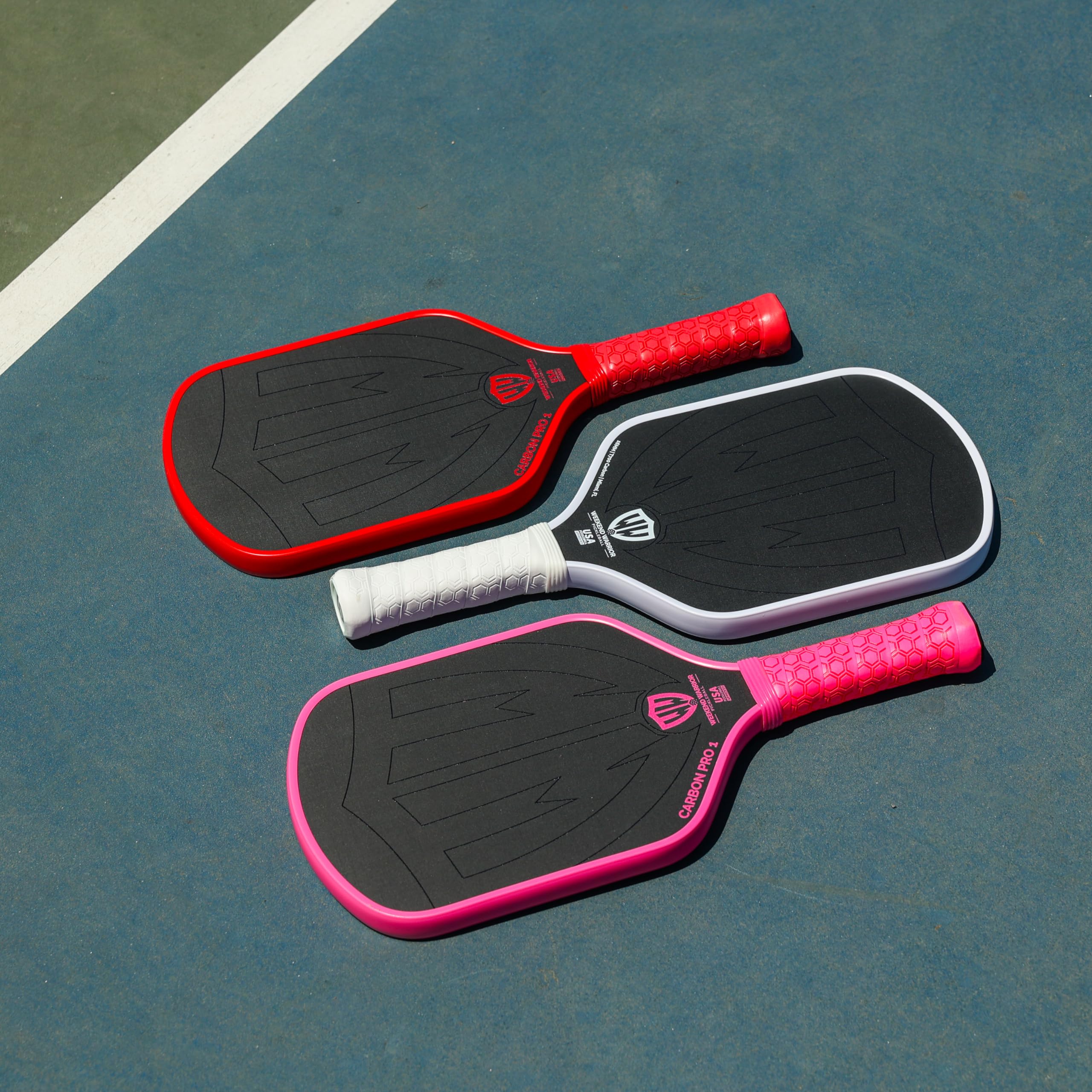 USAPA Approved T700 Carbon Fiber Pickleball Paddle - Lightweight Power & Spin Control - Extended Handle Design with Paddle Cover, Eraser & Accessories - Perfect for Tournaments, Casual Play & Outdoor Games