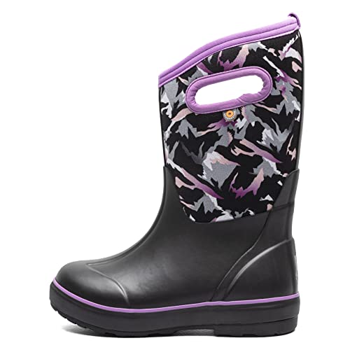 BOGS Unisex Kids Waterproof Rain Boots for Boys & Girls - Durable, Comfortable & Slip-Resistant for Outdoor Play, Puddle Jumping & Wet Weather Adventures
