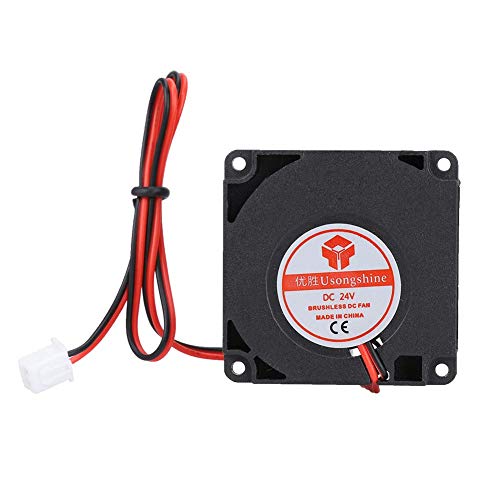 PUSOKEI 24V 4010mm DC Blower Fan 2-Pin for 3D Printers - High Performance Cooling Fan for 3D Printing, CNC Machines, and Electronics Cooling