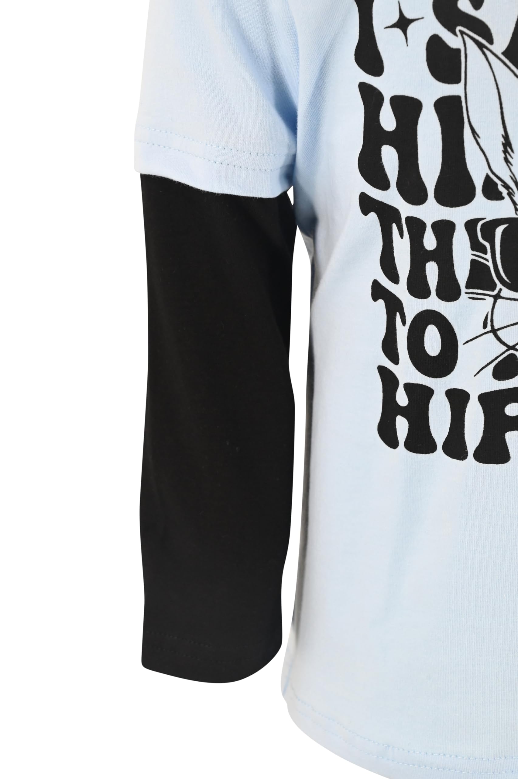 Unique Baby Boys Layered Long Sleeve Graphic T-Shirt - Cute Toddler Tee for Playdates, Photos & Everyday Comfort