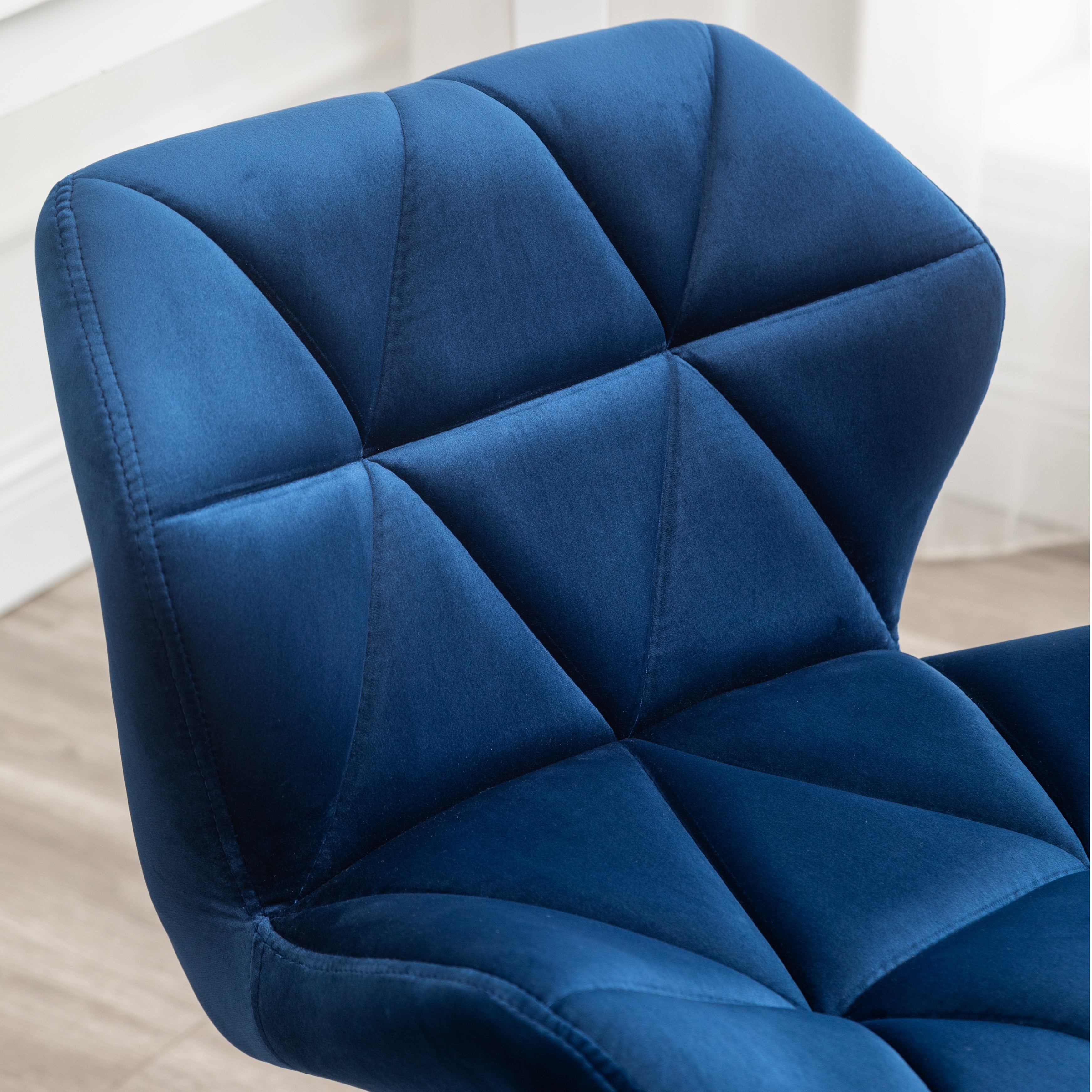 Roundhill Furniture Eldon Diamond Tufted Adjustable Swivel Office Chair - Ergonomic Executive Desk Chair with Lumbar Support for Home & Office Workspace