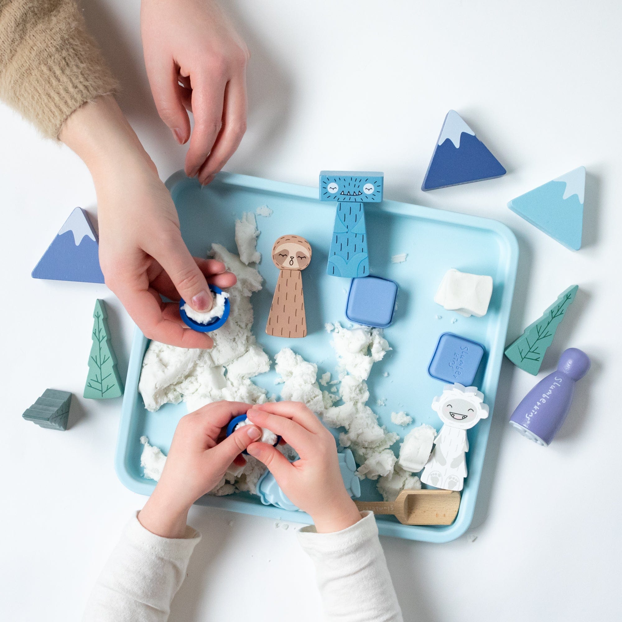 Kinspiration Kit: Mindful Play with Yeti - Creative Learning Toys for Kids, Stress Relief & Family Bonding Activities - Perfect for Home, Classroom & Therapy Sessions