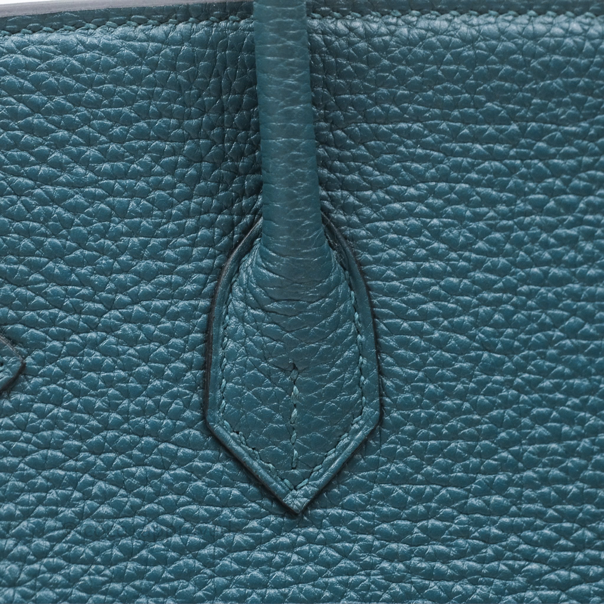 Luxury Hermès Birkin 25 Handbag - Vert Bosphore W0 / Bleu Océan Z7 Togo Leather with Palladium Hardware | Perfect for Work, Travel & Special Occasions