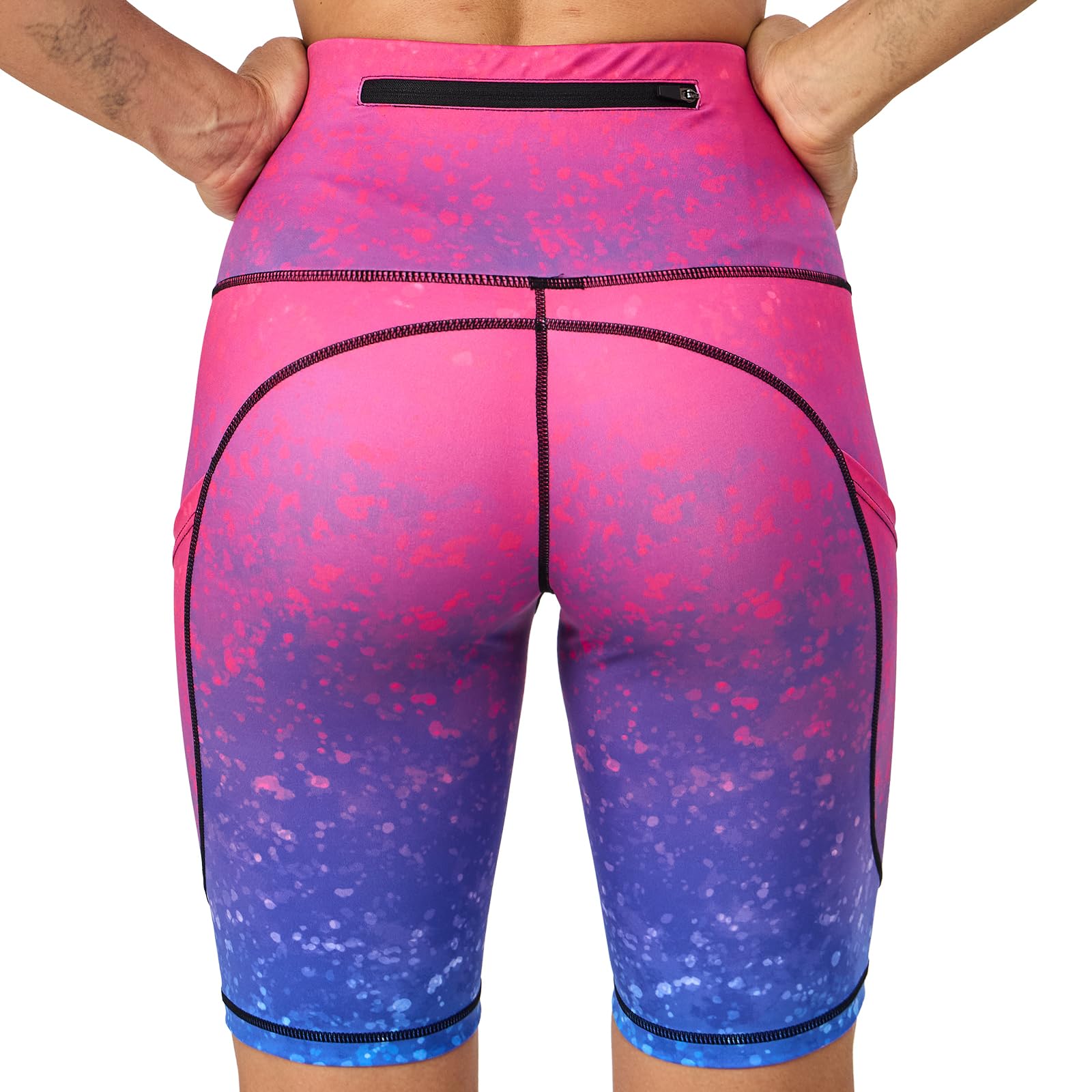 High Waisted Yoga Pants for Women - Tummy Control Workout Leggings with Pockets | 7/8 Length Compression Fitness Pants for Gym, Running & Everyday Wear