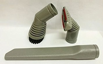 Original Dyson Vacuum Cleaner Tool Kit - 3-Piece Grey Replacement Accessories for Deep Cleaning Carpets, Upholstery & Hard Floors